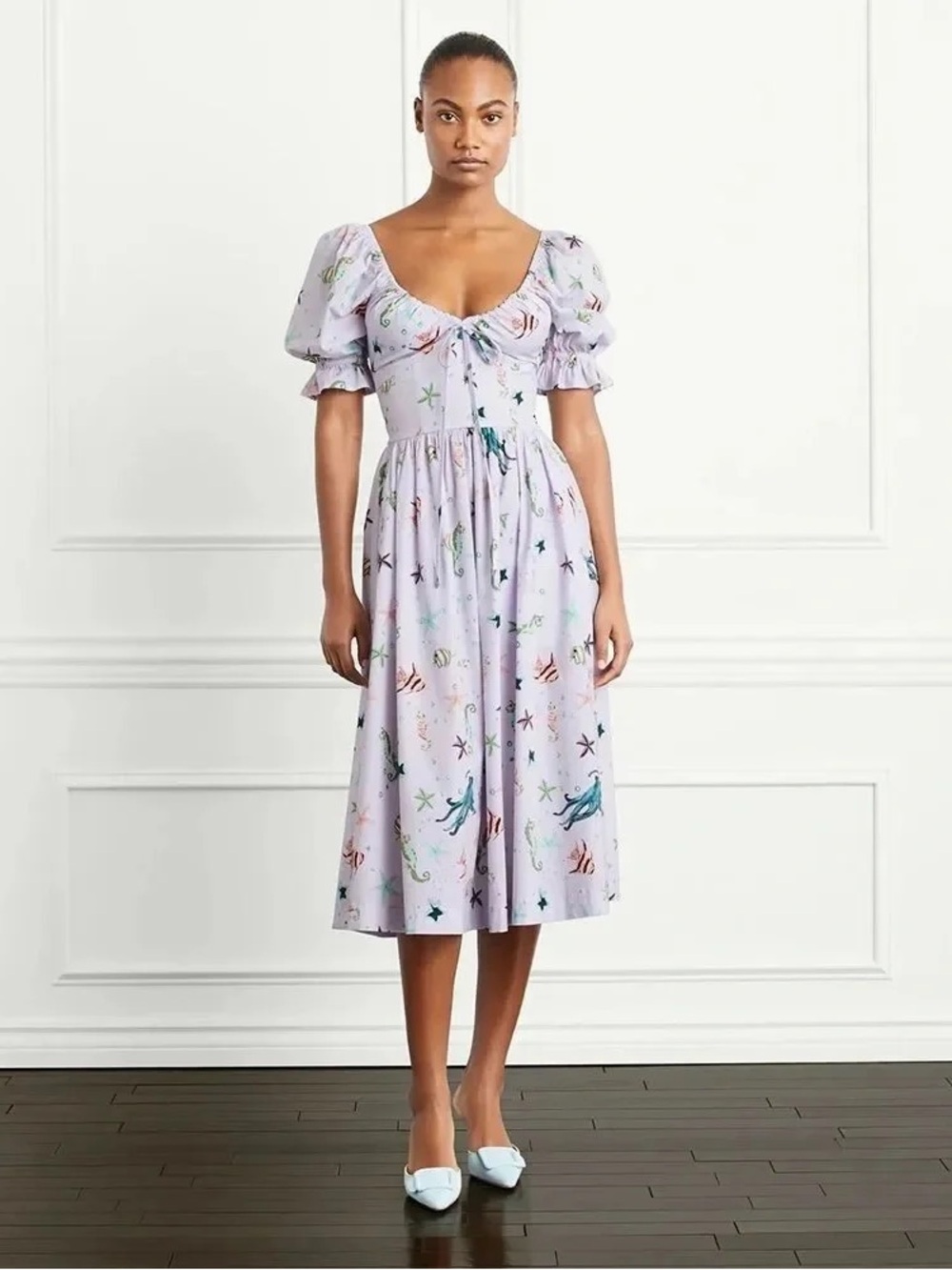 Hill House Home Ophelia Dress in Sea Creature print
